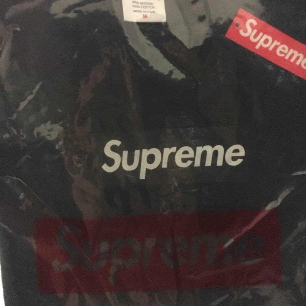*AUTHETIC* BLACK ON BLACK SUPREME BOGO